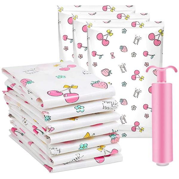 ふとん圧縮袋 10枚組 【100×80cm×2枚&amp;80×60cm×2枚&amp;70×50cm×3枚&amp;50×...