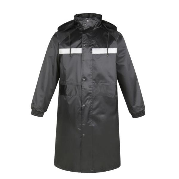 ロング レインコート レインウェア メンズ レディース  帽子付き 防水 防汚 通勤 雨具  軽量 ...