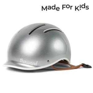 thousand サウザンド Thousand Jr. Kids Helmet So Silver ヘルメット キッズヘルメット ジュニア 子供 自転車 スケートボード スケボー 子ども用