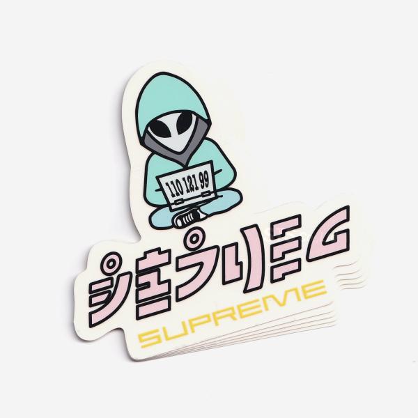 Supreme シュプリーム Alien Sticker エイリアン ステッカー 22SS