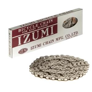 IZUMI イズミ ES410 NP Chain (1/8) - CP プレーテッドチェーン 自転車 BMX ピスト シングルスピード