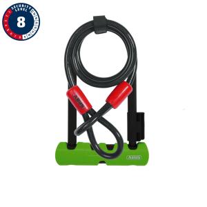 【日本正規品】 ABUS アブス ULTRA MINI 410/180 SH+Cobra ウルトラ ミニ 410 Uロック 自転車 鍵 カギ