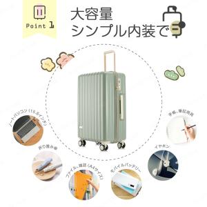 スーツケース 機内持ち込み 軽量 40l 小型...の詳細画像5