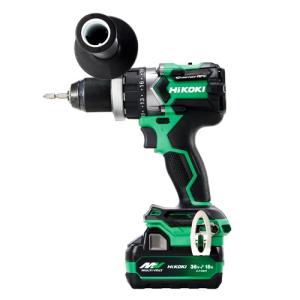 ハイコーキ HiKOKI 18VコードレスドライバードリルDS18DC形 マルチボルト蓄電池(残量表示付) (BSL 36A18X)×2個付｜partition-lab