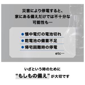 水で光る LEDライト ミズアカリ 停電 防災...の詳細画像2