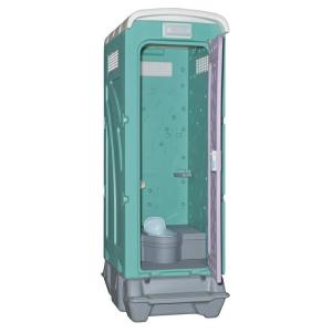 旭ハウス工業】仮設トイレ 和式 汲取式 [AUG-1+BC37N] (10011001) 兼用 