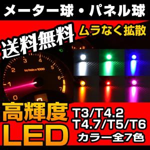 T3 T4.2 T4.7 T5 T6 メーター パネル シガー LED ホワイト ブルー レッド アンバー グリーン ピンク 送料無料｜parts-com