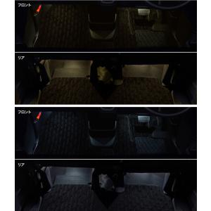 N-BOX NBOXカスタム JF5 JF6：純正 フットライト LEDホワイト