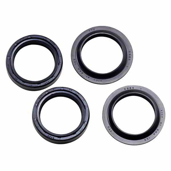 【互換品】 ドラッグスペシャリティーズ フォークシール/ダストワイパーキット - 41 mm x 5...