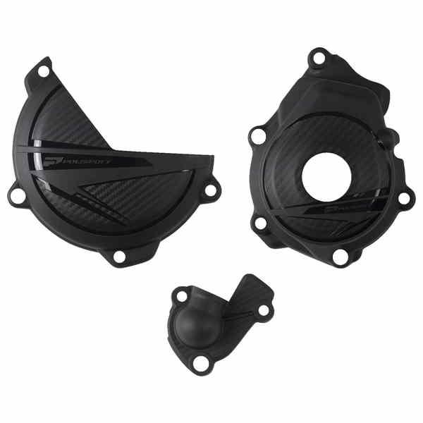 【並行輸入品】 ポリスポーツ エンジンカバークラッチ/イグニッション保護キット 91370 0506...
