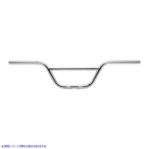 取寄せ 1 スクランブラーハンドルバー バーリーブランド Chrome 1 Scrambler Handlebar B12-6020C #DRAG #06012119｜parts-depot