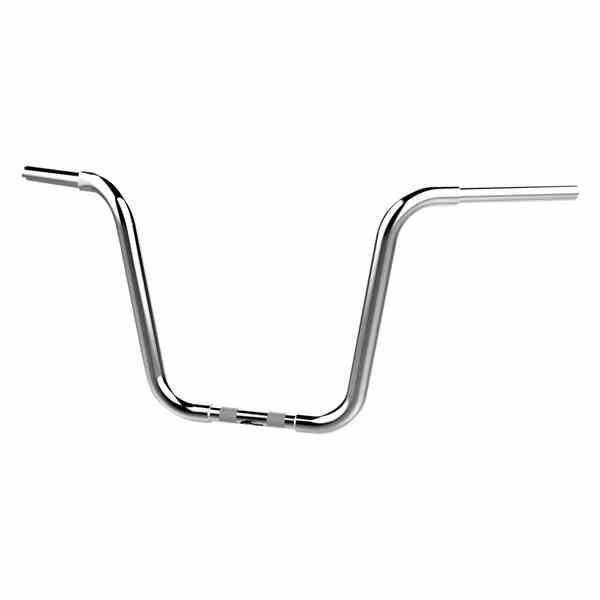 【並行輸入品】 ハンドルバー - エイプハンガー - ボバー - 14インチ - クローム クローム...
