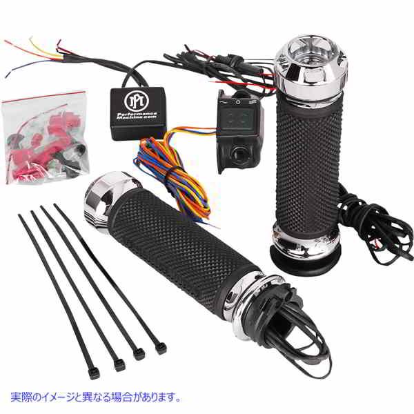 【並行輸入品】 グリップ - アペックス - ヒーター付き - ケーブル - クローム パフォーマン...