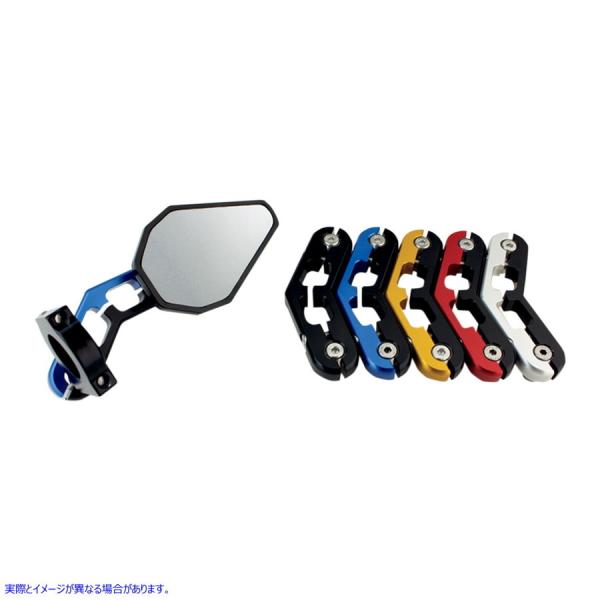 【並行輸入品】 D軸バーエンドミラー - ブルー ドリブンレーシング DRIVEN RACING D...
