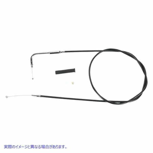 【互換品】 黒いビニールスロットル/アイドルケーブル ドラッグスペシャリティーズ DRAG SPEC...