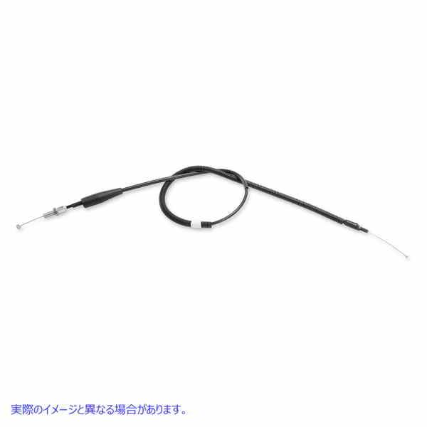 取寄せ 黒いビニールスロットルケーブル ムース レーシング Throttle Cable - Yam...