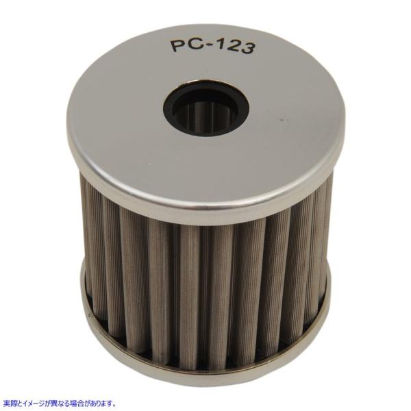 取寄せ Flo?ステンレス鋼オイルフィルター ピーシーレーシング Oil Filter PC123 ...