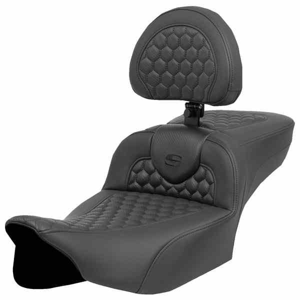 【並行輸入品】 サドルマン ヒーター付きロードソファ シート - エクステンデッドリーチ - ハニカ...