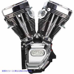 【並行輸入品】 エスアンドエス サイクル T143ロングブロックエンジン 310-0737A 09010239 S&S CYCLE ENGINE T143 BLK -06 #DRAG