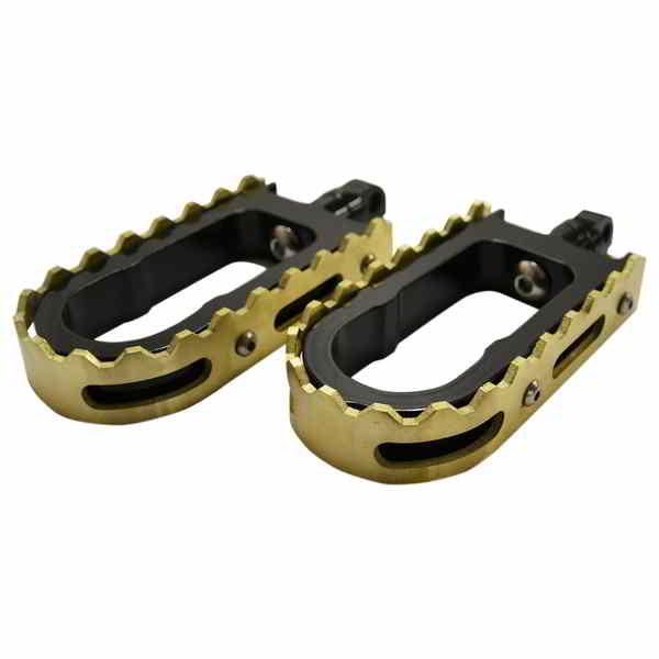 【並行輸入品】 BMXフットペグ - ブラック/真鍮 LA チョッパーズ LA CHOPPERS B...