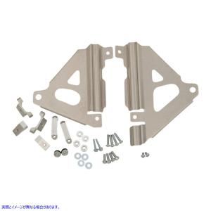 【並行輸入品】 ワークスコネクション ラジエーターブレース - シルバー - カワサキ 18-300 19010761 WORKS CONNECTION RADIATOR BRACE 18-300 #DRAG