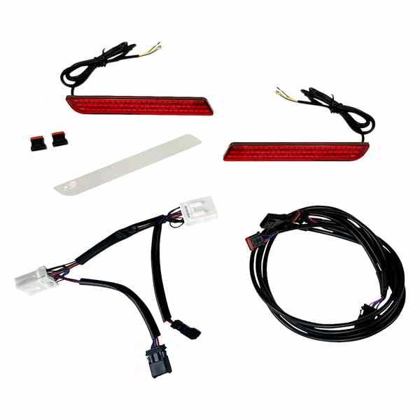 【並行輸入品】 LEDリフレクターライト - フェンダー - レッド カスタムダイナミクス CUST...