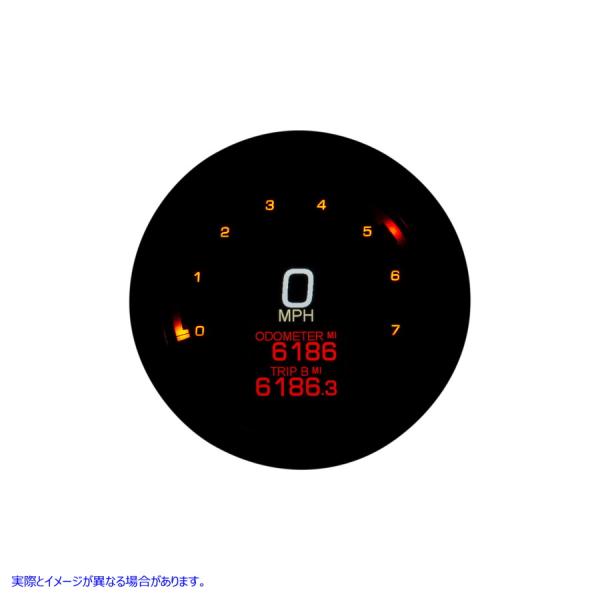 【並行輸入品】 ダコタデジタル タンクスピードメーター - ブラックベゼル - 4.5インチ MLX...