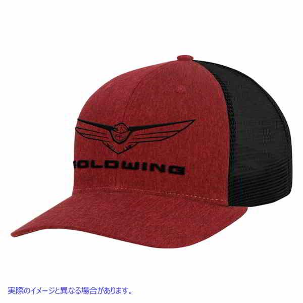 【並行輸入品】 ホンダ・アパレル ゴールドウィングハット - ヘザーレッド/ブラック NP21A-H...