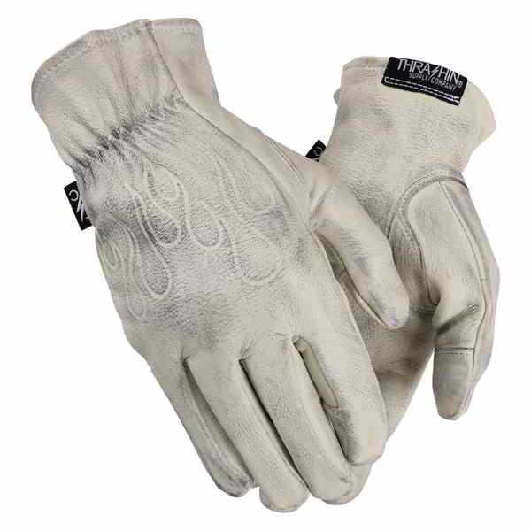 【並行輸入品】 ローパー レザーグローブ - ボーンホワイト - Lサイズ スラッシン サプライ T...