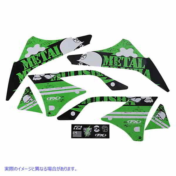 取寄せ FACTORY EFFEX Metal Mulisha Graphic Kit - Kawa...