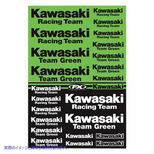 取寄せ FACTORY EFFEX Decal Kit - Kawasaki Racing 22-6...