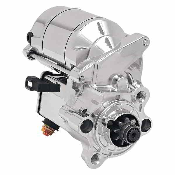 【互換品】 スターター - 1.4 kW - 86-22 XL - クローム ドラッグスペシャリティ...