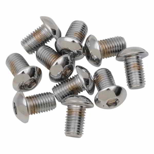 【互換品】 ボルト - ボタンヘッド/交換用 - 5/16インチ-24 x 1/2インチ - 10個...