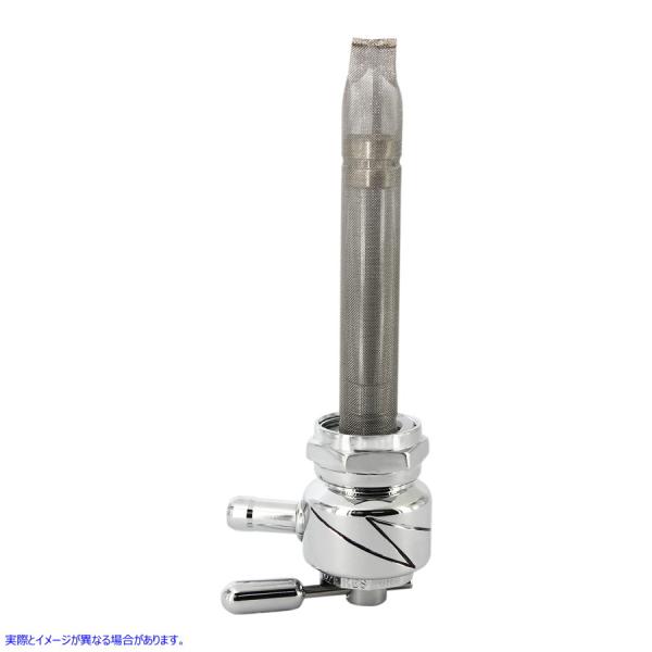 【並行輸入品】 燃料バルブ - ライトニングクローム - 22mm - 丸型 ピンゲル PINGEL...