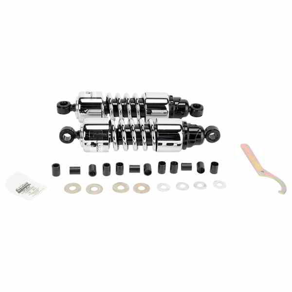 【並行輸入品】 ショックアブソーバー - 412 クルーザーシリーズ - クローム - 11.5イン...