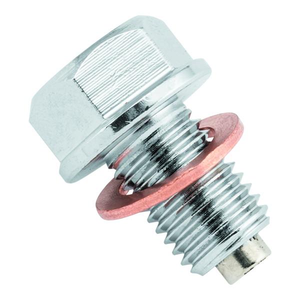 【並行輸入品】 バイクマスター 磁気オイル ドレン プラグ 10x1.25mm - ステンレス Bi...