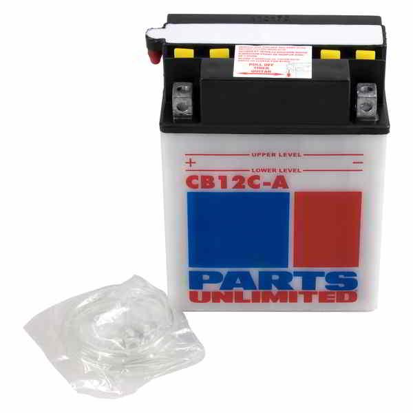 【互換品】 バッテリー - YB12C-A パーツアンリミテッド PARTS UNLIMITED B...