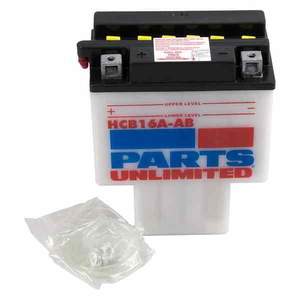 【互換品】 バッテリー - HYB16A-AB パーツアンリミテッド PARTS UNLIMITED...