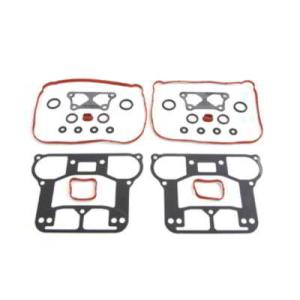 【互換品】 15-0786 ロッカーボックスガスケットキット 取寄せ Vツイン Rocker Box...