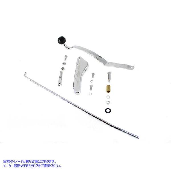 【互換品】 21-0907 左側タンクハンドシフターレバーキット 取寄せ Vツイン Left Sid...