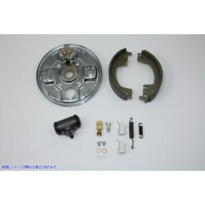 23-9247 リア油圧ブレーキ バッキング プレート キット クローム 取寄せ Vツイン Rear Hydraulic Brake Backing Plate Kit Chrom