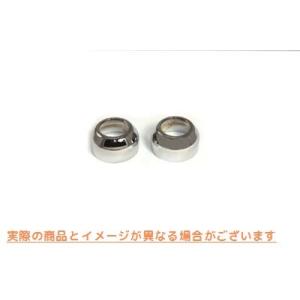 24-9049 41mm フォーク ブーツ カバー クローム 取寄せ Vツイン 41mm Fork Boot Cover Chrome (検索用／｜parts-depot