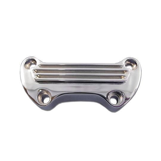 【互換品】 25-2108 フィン付きライザー トップ クランプ クローム 取寄せ Vツイン Fin...