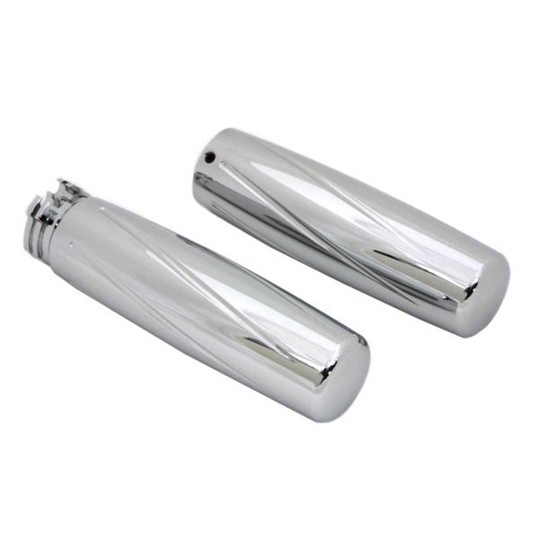 【互換品】 28-0579 ビレットスパイラルスタイルグリップセット 取寄せ Vツイン Billet...