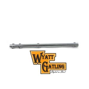 【互換品】 31-0815 ワイアット ガトリング クローム デュアル エキゾースト サポート 取寄せ Vツイン Wyatt Gatling Chrome Dua