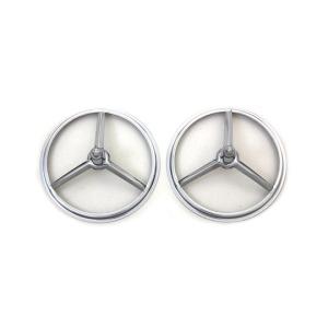 33-0172 4-1/2インチクロームバレットスタイルスポットランプトリム