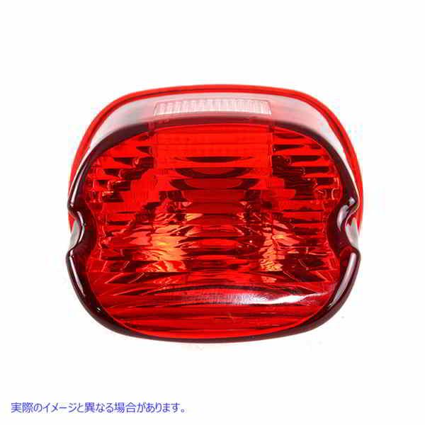 33-0239 テールランプレンズ レイダウンスタイル レッド 取寄せ Vツイン Tail Lamp...