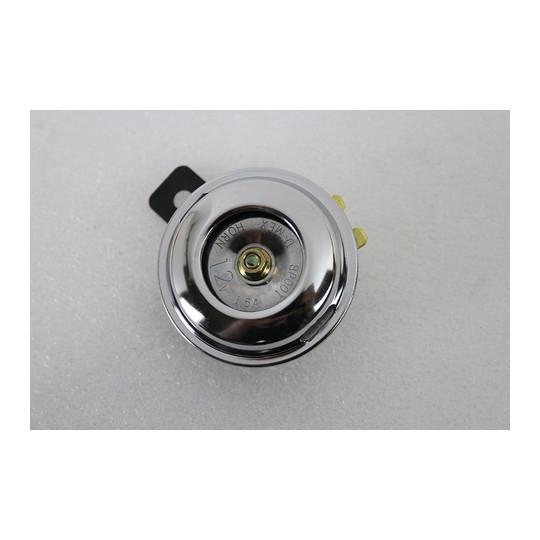 【互換品】 33-0579 スムース スタイル 12 ボルト ミニ ホーン クローム 取寄せ Vツイ...