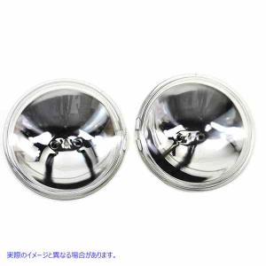 33-1088 クリア 4-1/2 インチ 12 ボルト シールド ビーム スポットランプ電球セット 取寄せ Vツイン Clear 4-1/2 inch 12 Volt S｜ハーレーパーツデポPARTS DEPOT