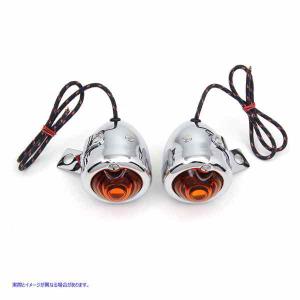 33-1405 レプリカ誘導信号灯セット リア 取寄せ Vツイン Replica Guide Signal Lamp Set Rear (検索用／｜parts-depot